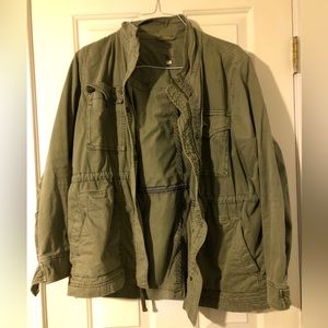 Women’s GAP green cargo utility jacket